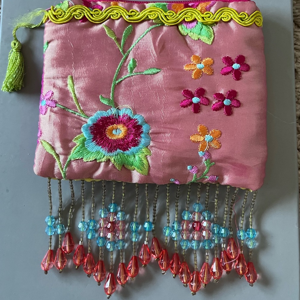 Cute pink change purse